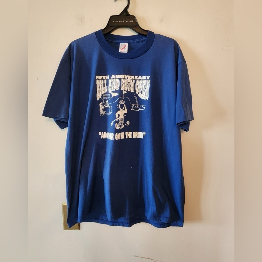 Vtg 90's funny golf graphic t-shirt size mens xl